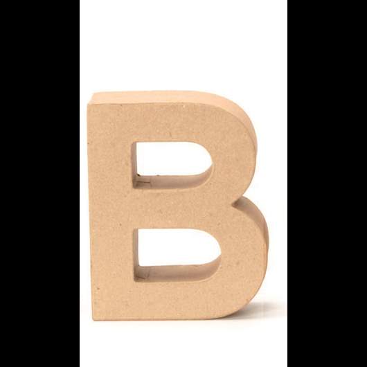 Papp-Buchstaben B 17,5x5,5cm